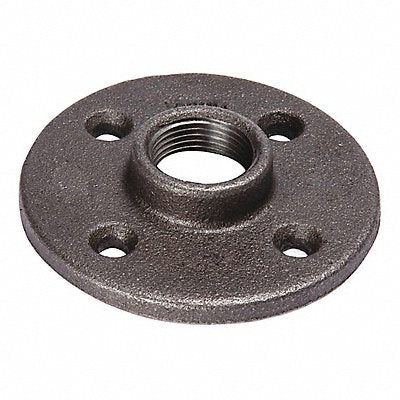 GRAINGER 521610 Pipe Flange Malleable Iron Floor Flange