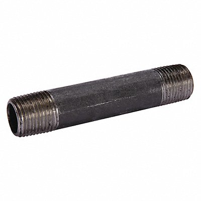 GRAINGER 587090 Black Pipe Nipple Threaded 1-1/2x9 In