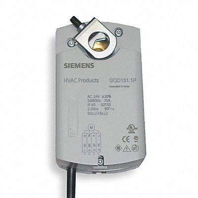 SIEMENS GQD1511P Actuator Damper 20 in-lb 24V AC/DC