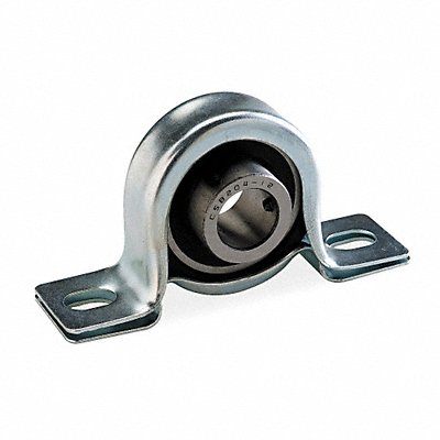 DAYTON 2X900 Pillow Block Bearing 1 in Bore Steel