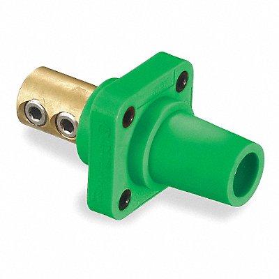 HUBBELL HBLFRGN Receptacle Green Female Double Set Screw 400 A