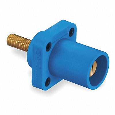 HUBBELL HBLMRSBL Receptacle Blue Male Double Set Screw 400 A