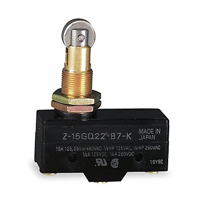 OMRON Z15GQ22B7K Snap Action Switch Plunger 1NO/1NC