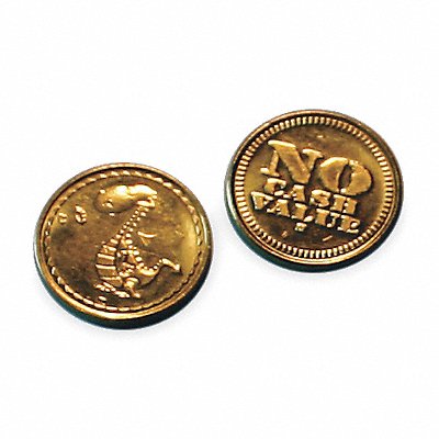 TURNSTILE TK500 Tokens Brass PK500