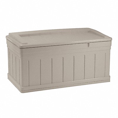 SUNCAST DB9750 Ext Deck Box/Bench Taupe PP 27 1/2 in