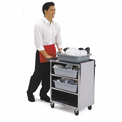 LAKESIDE 615GS Enclosed Cart 27 3/4 in L SS