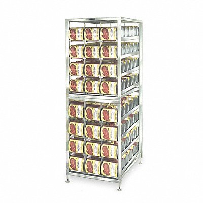 LAKESIDE 478 Can Rack 74 1/4 in H 8 Shelves