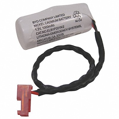 LITHONIA LIGHTING ELB1P201NB Battery 1.2V 24hr 1 15/16in JST
