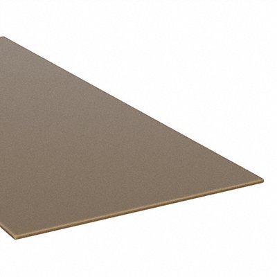 GRAINGER 2XMV5 Plastic Sheet Acetal Homopolymer 24 x48 0.5 T Brw Opq