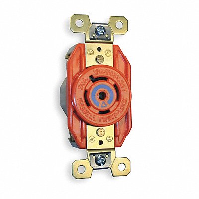 HUBBELL IG2510 Lck Recept 20 A Org Nylon L21-20R 1Gng