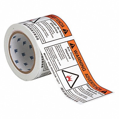 BRADY 52028 Label 3 1/2 inx5 in Polyester PK100