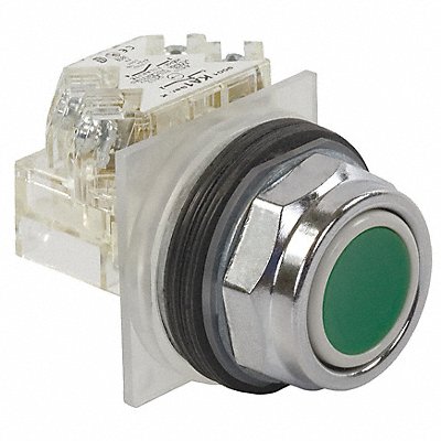 SCHNEIDER ELECTRIC 9001KR1GH6 H7062 Flush Push Button Operator Non Illuminated Grn 1NC