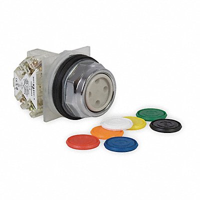 SCHNEIDER ELECTRIC 9001KR1UH5 H7066 Push Button Blk Blu Grn Org Red Wht Yellow 1NO