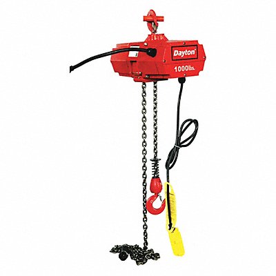 DAYTON 2GTD7 Electric Chain Hoist 1000 lb 20 ft.