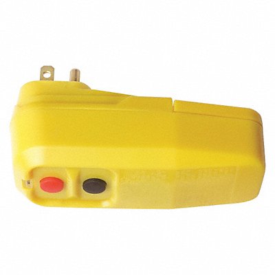 POWER FIRST 2XYR1 Plug In GFCI User Supp Cord 15A Yel 120V