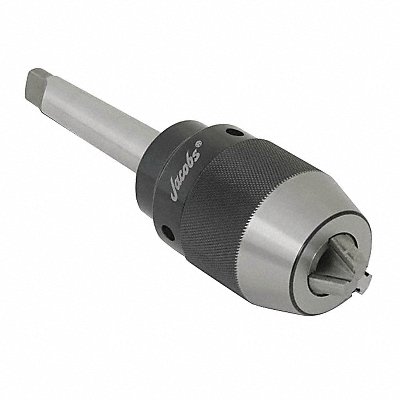 JACOBS 31408D Drill Chuck Keyless Steel 0.512 In 2MT