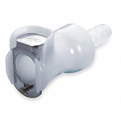 COLDER PMCD1701 Inline Coupler Acetal Shut-Off Barbed