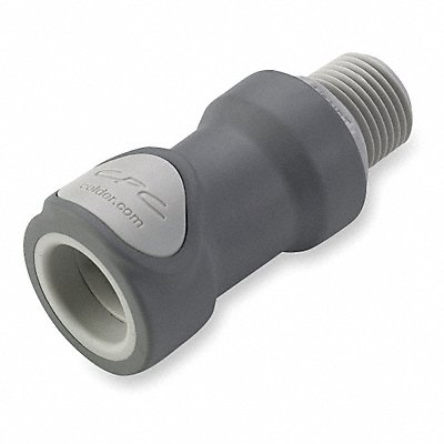 COLDER NS6D10008 Inline Coupler Polypropylene Shut-Off