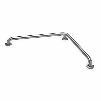 ENCORE GBS15113030Q L- Shaped Grab Bar SS Satin 30 in L