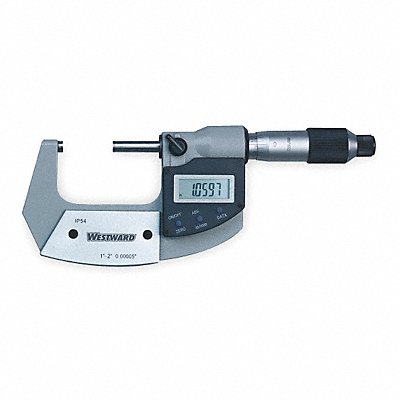 WESTWARD 2YMZ6 Electronic Micrometer 1-2 In IP54 SPC