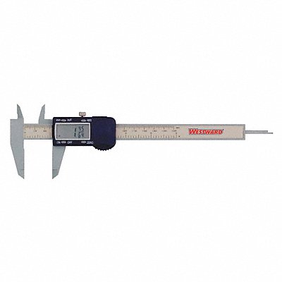 WESTWARD 2YNC6 Digital Caliper Fractional Poly 6