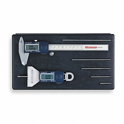 WESTWARD 2YNK4 Precision Measuring Kit Electro Caliper