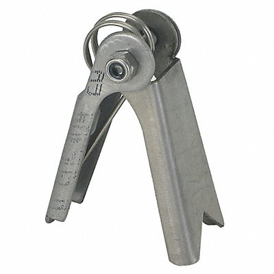 DAYTON 2YPK2 Two-Way Safety Spring Latch 304 SS Silvr