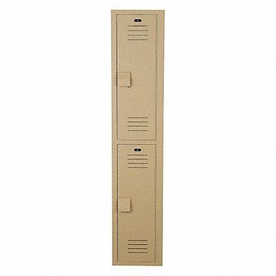 BRADLEY LK1212722HV202 F9060 Locker 2x1Locker Beige 72 x12 x12 Assm