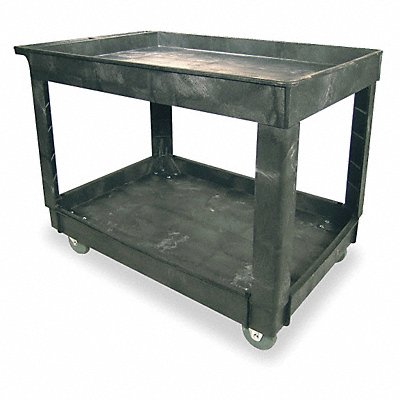 RUBBERMAID COMMERCIAL PRODUCTS FG9T6700BLA Utility Cart 500 lb Load Cap.