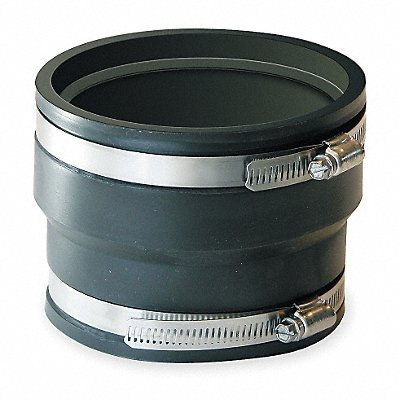 GRAINGER 107044 Flexible Coupling PVC 4 in For Pipe Size