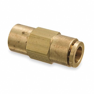 WEATHERHEAD 1866X6 Female Connector 1/4-18 3/8 In Tube Sz