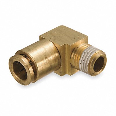 WEATHERHEAD 1869X10S Male Elbow 1/2-14 5/8 In Tube Sz