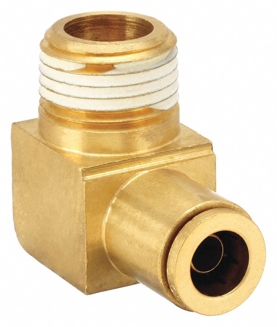 WEATHERHEAD 1869X8X4 Male Elbow 1/4-18 1/2 In Tube Sz