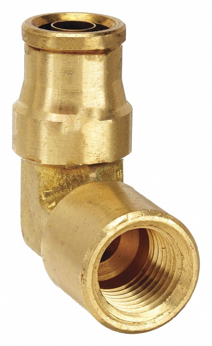 WEATHERHEAD 1870X8 Female Elbow 3/8-18 1/2 In Tube Sz