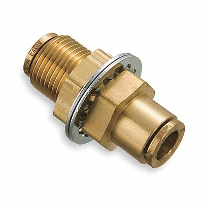 WEATHERHEAD 1874X4X4 Bulkhead Union 1/4 In Tube Sz