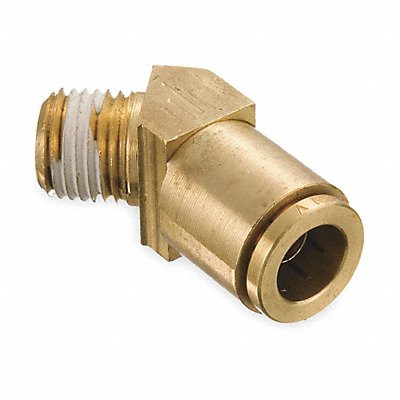 WEATHERHEAD 1880X6X8 Male Connector 45 Deg 3/8 In Tube Sz