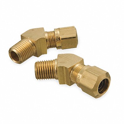 WEATHERHEAD 1480X8X8 Male Connector 45 Deg 1/2 In Tube Sz
