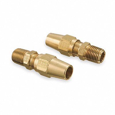 WEATHERHEAD 1368X10 Male Connector 1/2-14 5/8 In Tube Sz