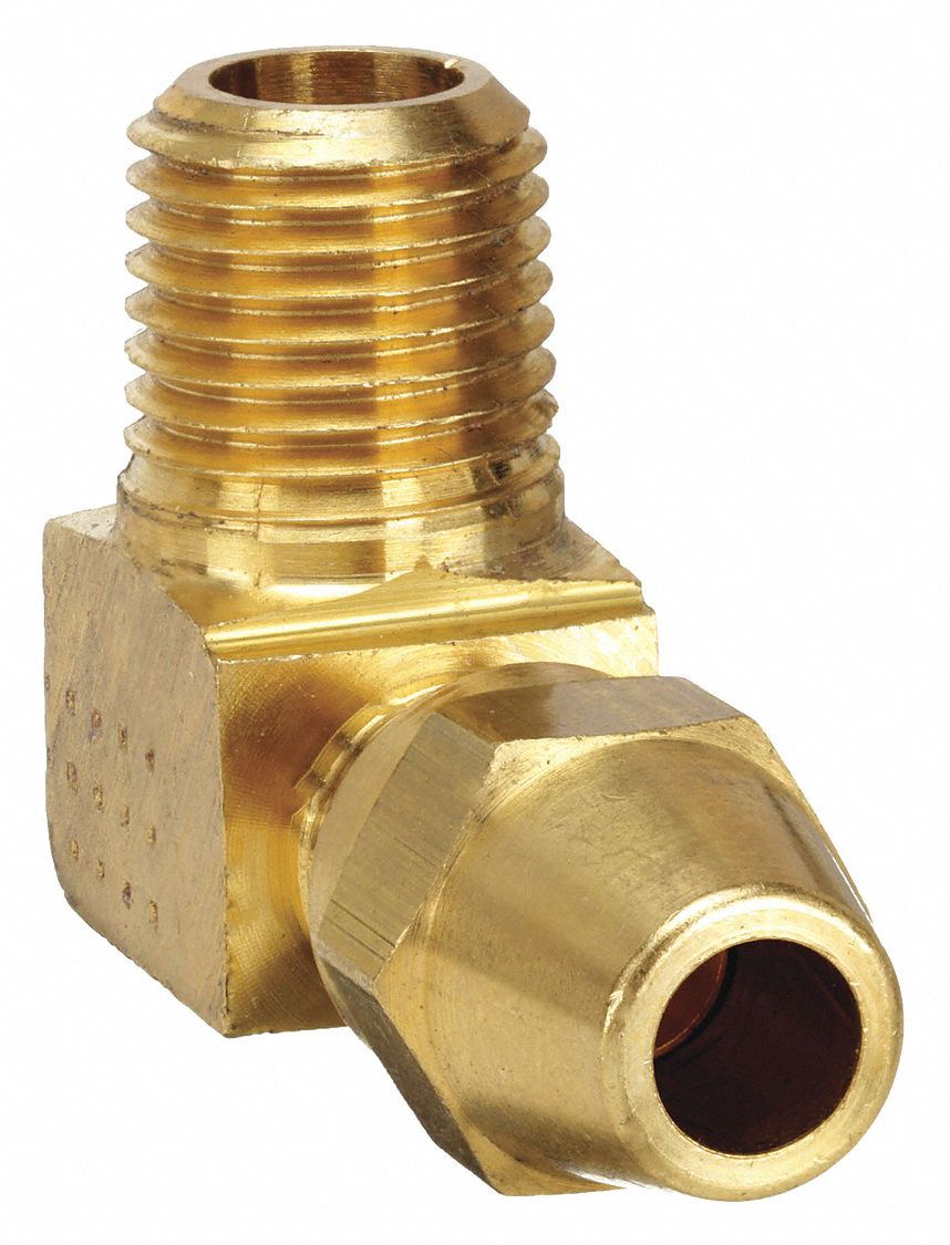 WEATHERHEAD 1369X6X2 Male Elbow 1/8-27 3/8 In Tube Sz