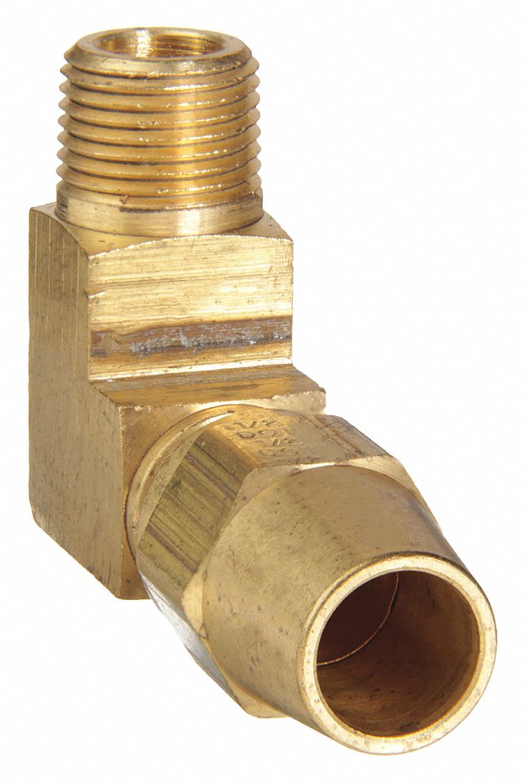 WEATHERHEAD 1369X6L Male Elbow 1/4-18 3/8 In Tube Sz