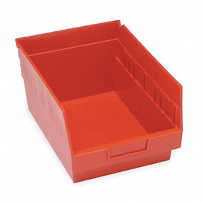 QUANTUM STORAGE SYSTEMS QSB207RD E5730 Shelf Bin Red Polypropylene 6 in