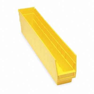QUANTUM STORAGE SYSTEMS QSB205YL E5735 Shelf Bin Yellow Polypropylene 6 in