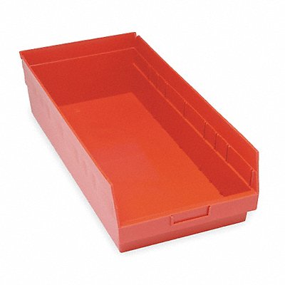 QUANTUM STORAGE SYSTEMS QSB216RD E5738 Shelf Bin Red Polypropylene 6 in