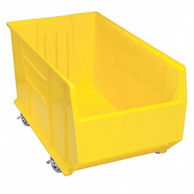 QUANTUM STORAGE SYSTEMS QUS996MOBYL D5573 Mobile Bin Yellow PP 17 1/2 in