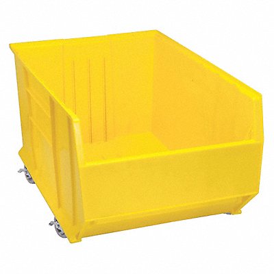 QUANTUM STORAGE SYSTEMS QUS998MOBYL D5574 Mobile Bin Yellow PP 17 1/2 in