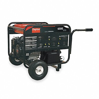 DAYTON GEN75000GHE Gen Cnv Gas 6 500 W/54.2 A 11.4 hr