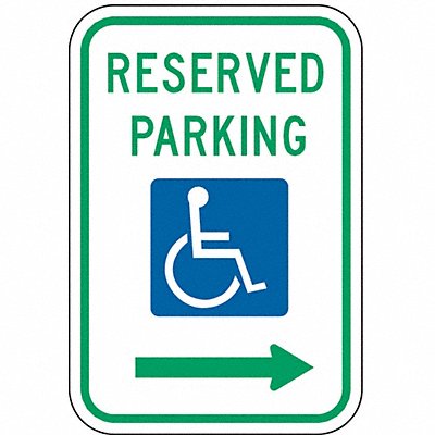 LYLE R78R12HA Reserved Parking Parking Sign 18 x 12