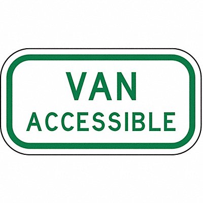 LYLE R78A12HA Van Accessible Parking Sign 6 x 12