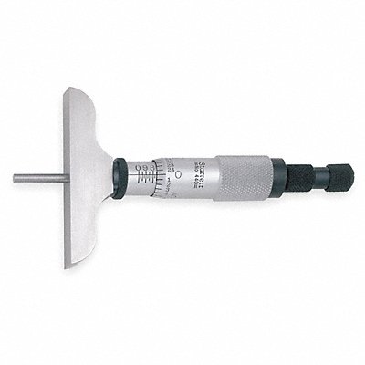 STARRETT 440Z6RL Depth Micrometer 0 to 6 In