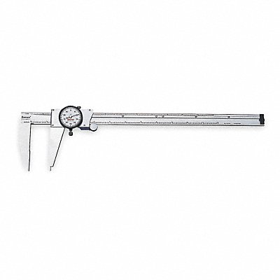 STARRETT 120B12 Dial Caliper 12 In 3 In Jaws White